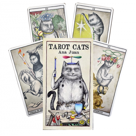 Tarot Cats kortos Fournier